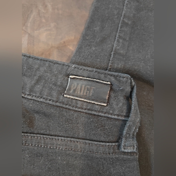 🤍PAIGE Hoxton Ankle Black Skinny Jeans - Picture 5 of 7